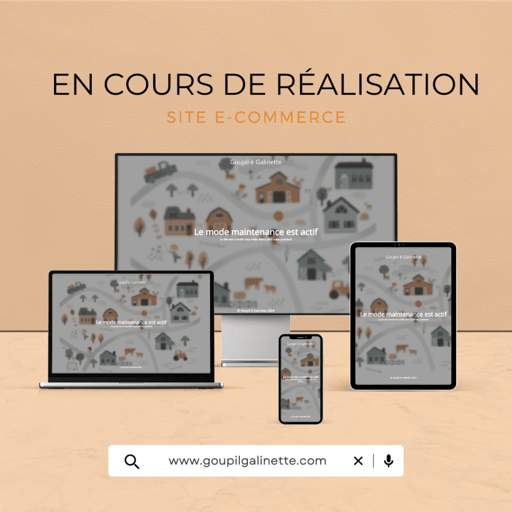 mockup site Goupil é Galinette